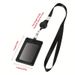 ID Holder With Easy Pull Buckle And Retractable Buckle, Brand Access Control Card Holder With Lanyard, Easy Pull Buckle, Work Badge, Employee Badge_voghion.com