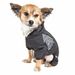 Pet Life Active 'Pawsterity' Heathered Performance 4-Way Stretch Two-Toned Full Bodied Hoodie_voghion.com