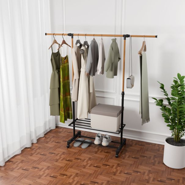 1pc, Tall Freestanding Towel Racks For Bathroom, Towel Holder Stand For Bathroom, Blanket Ladder Drying And Display Rack, Floor Drying Rack_voghion.com