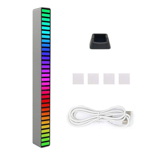 Music Rhythm Sensor Lamp For Gaming Room Computer Monitor Decor RGB LED Light Strips Fancy Decorative Luminaires_voghion.com