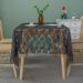 Elegant Lace Tablecloth – Luxury Polyester Cover For Tables, TV Stands & More (Multiple Sizes, White/Black, Slip-Resistant, Heatproof)_voghion.com