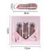 Lipstick set, giving, three pieces, color fast, non staining cup, lipstick, bright color, moisturizing lipstick gift box_voghion.com