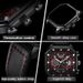 Men's Waterproof Quartz Watch With Multifunction Calendar, Luminous Hands, Skeleton Dial, And Leather Strap – Stylish And Durable For Everyday Wear_voghion.com