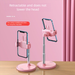 Stand Desktop Cute Bedside Watching TV Adjustable Height Live Streaming Online Classes Lazy Phone Holder_voghion.com