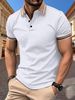 2025d Ins 2024 Sommer Schnellverkauf Farbblockknopf Herren Sport Poloshirt_voghion.com