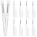 10 Pcs Lip Brush Set Travel Brushes Applicator Gloss Tubes With Wand_voghion.com
