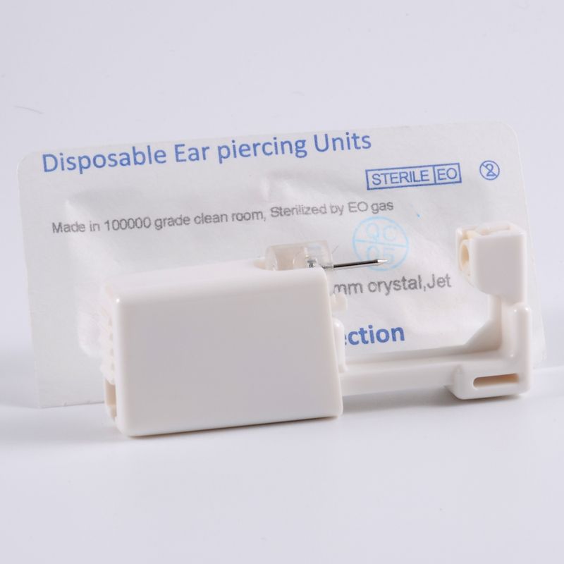 Aurora Atelier Disposable Safe Sterile Piercing Unit For Nose Studs Piercing Gun Tool Machine Kit Stud CZ Earrings Body Jewelry Easy Used 0.8mm_voghion.com