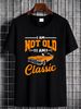 Maglietta da uomo divertente "Non sono vecchio, sono classico vintage per la festa del papà, nonno Grendad", elasticizzata, morbida e traspirante, grafica estiva unisex._voghion.com