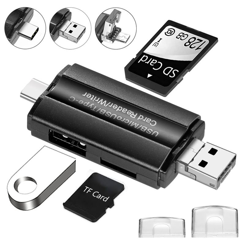 2.0 Flash OTG USB Micro Drive Type Micro USB Card Reader Usb Reader C Micro SD SD Card Reader Memory Smart Adapter Card For_voghion.com
