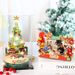 Christmas tree building blocks rotating music box China national tide building blocks Christmas building blocks toys gift ornaments national tide toys_voghion.com