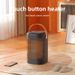 New Model PTC Ceramic Electric Heater, Fast Heating Desktop Warmer For Household And Office, Silent Operation With Overheat Protection, Energy Efficient_voghion.com