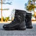 Fleece-Lined Thickened Warm Men's Snow Boots_voghion.com