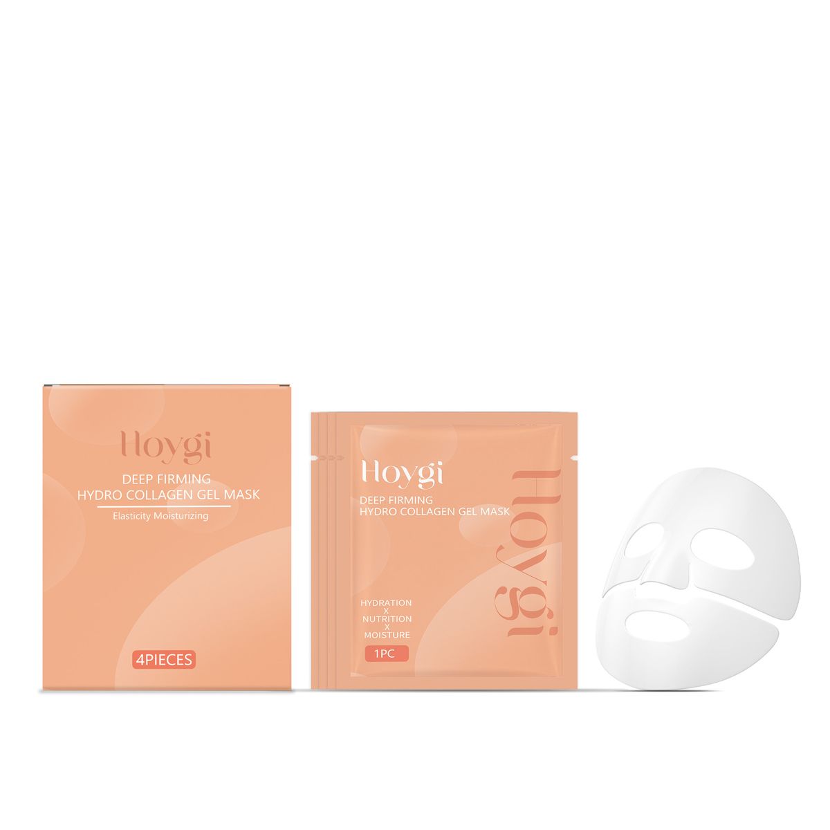 HOYGI Collagen Box Nourishing Hydrating Delicate Brightening Skin Elastic Moisturizing Mask_voghion.com
