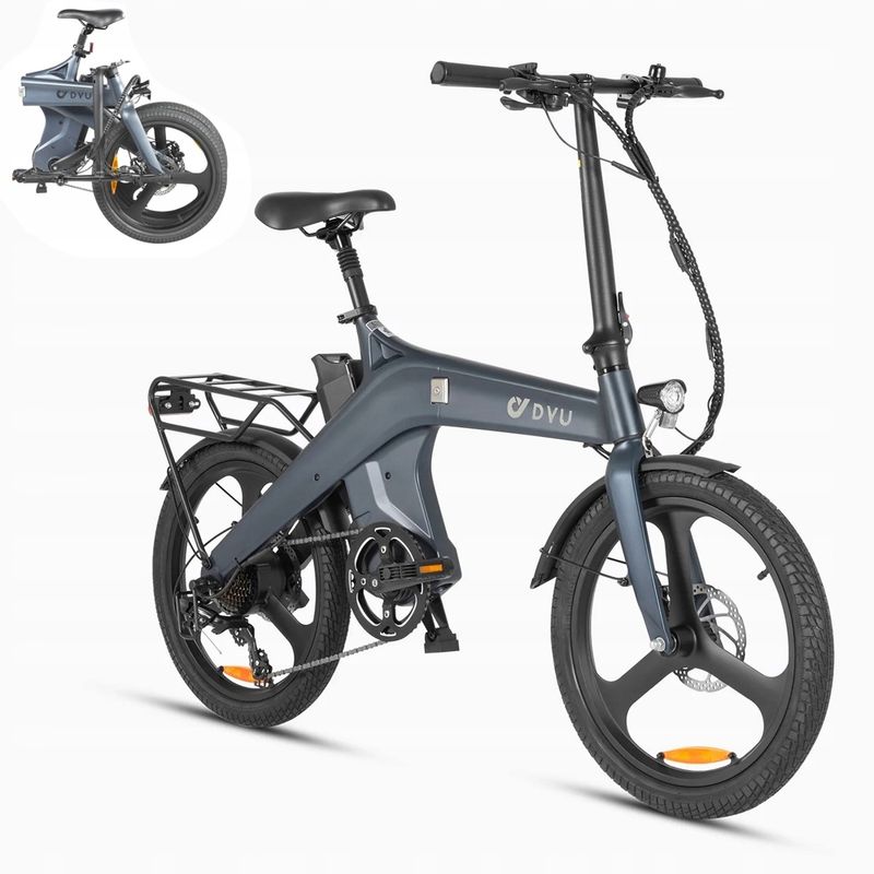 Sammenleggbar elsykkel DYU T1 250W 36V10AH 60KM EN_voghion.com