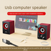 Desktop-Computer-Lautsprecher USB Direktverbindung Home Wired Bluetooth Laptop Multimedia Hohe Lautstärke Mit Mikrofon_voghion.com