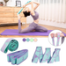Yoga Pull Strap Belt Poliestere Lattice Elastico Latino Danza Stretching Band Loop Yoga Pilates Palestra Fitness Esercizio Fasce di Resistenza_voghion.com