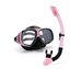 Wave Professional Snorkeling Two-Piece Set Silicone Full Dry Snorkel Large Frame With Prescription Diving Glasses_voghion.com