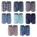 4PCS Mns 100% βαμβάκι Casual Unndrwar Arrow Pants Boxrs for Mal Υψηλής ποιότητας καρό Pamas Loos and Comfortabl At_voghion.com