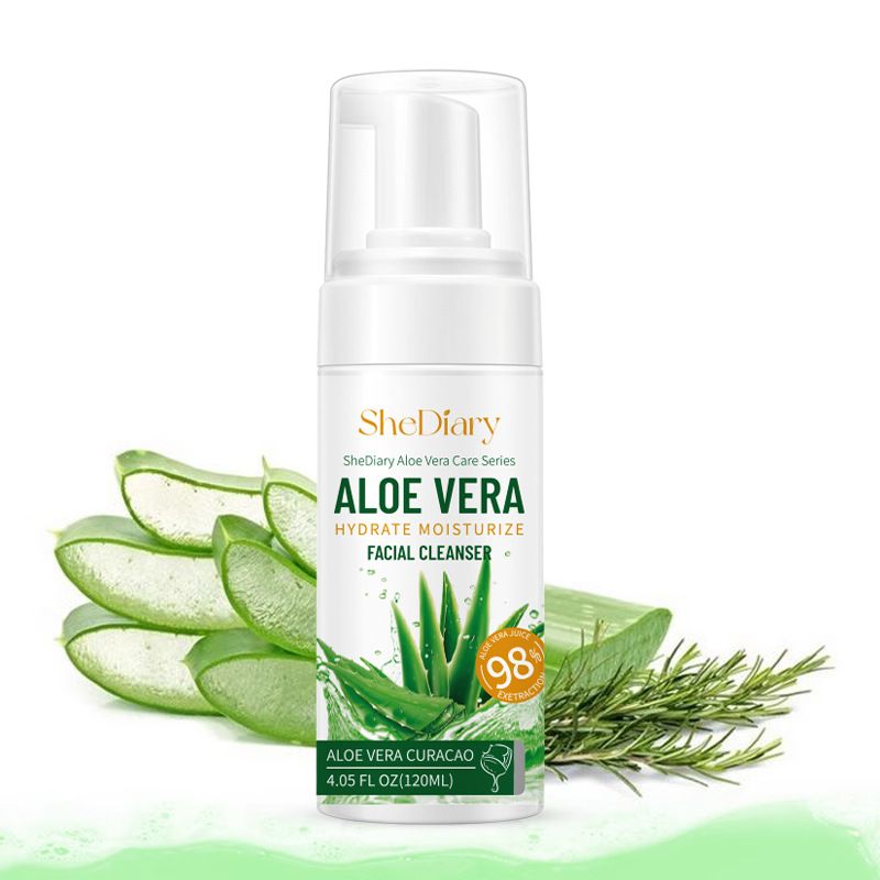 Rose Cleansing Mousse Cleansing Oil Control Facial Care Cleanser_voghion.com