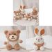 Cute Tea New Milk Rabbit Milk Tea Bear Plush Toy Keychain Bag Charids Gift Machine Doll Wholesale_voghion.com