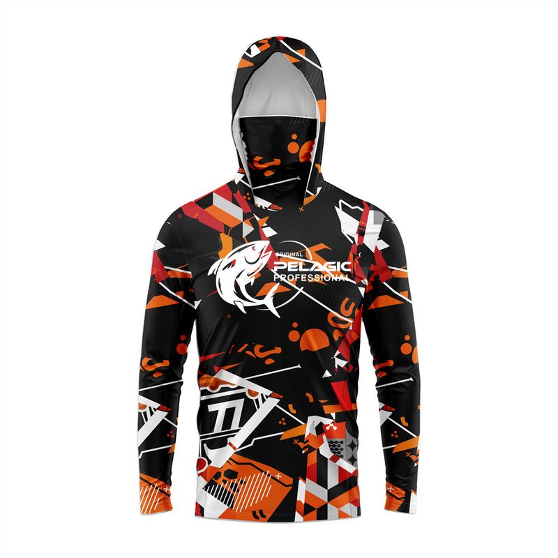 Pelagic Fishing Suit Sun Protection Suit With Hood And Mask Luya Camouflage Long Sleeve Ice Silk Quick Drying Sea Fishing_voghion.com