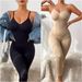 European And American Cross-Border Kardashian Style Seamless Tummy Control Waist Shaping Camisole Seven-Eight Length_voghion.com