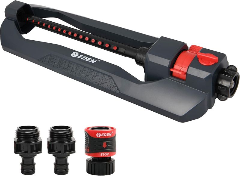 Eden 94110 Rasen- und Gartensprinkler aus Metall, Ozean, geeignet für Innenhöfe_voghion.com