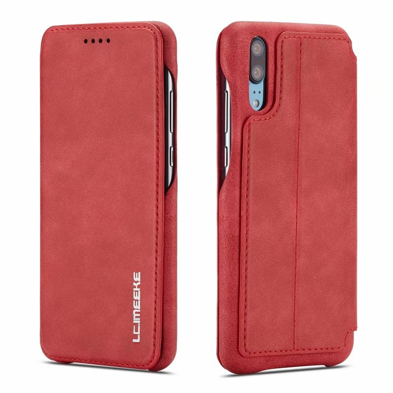 Custodia Flip Cover in Pelle di Lusso per Huawei P20 P30 P40 Pro Lite Sottile e Sottile con Slot per Carte_voghion.com