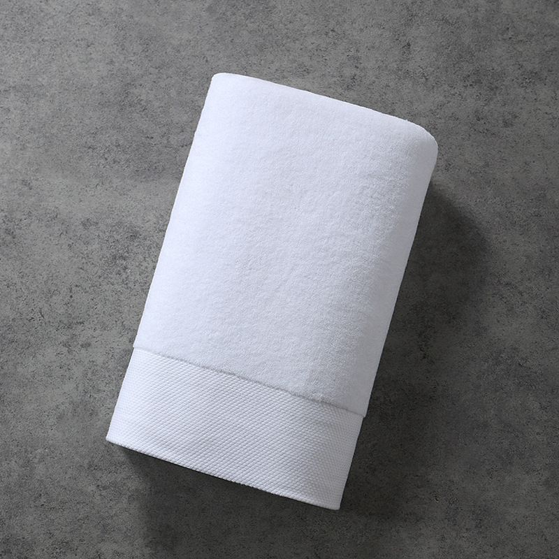 Towels And Bath Towels Pure Cotton Platinum Satin Band Thickened Towels In Multiple Sizes_voghion.com