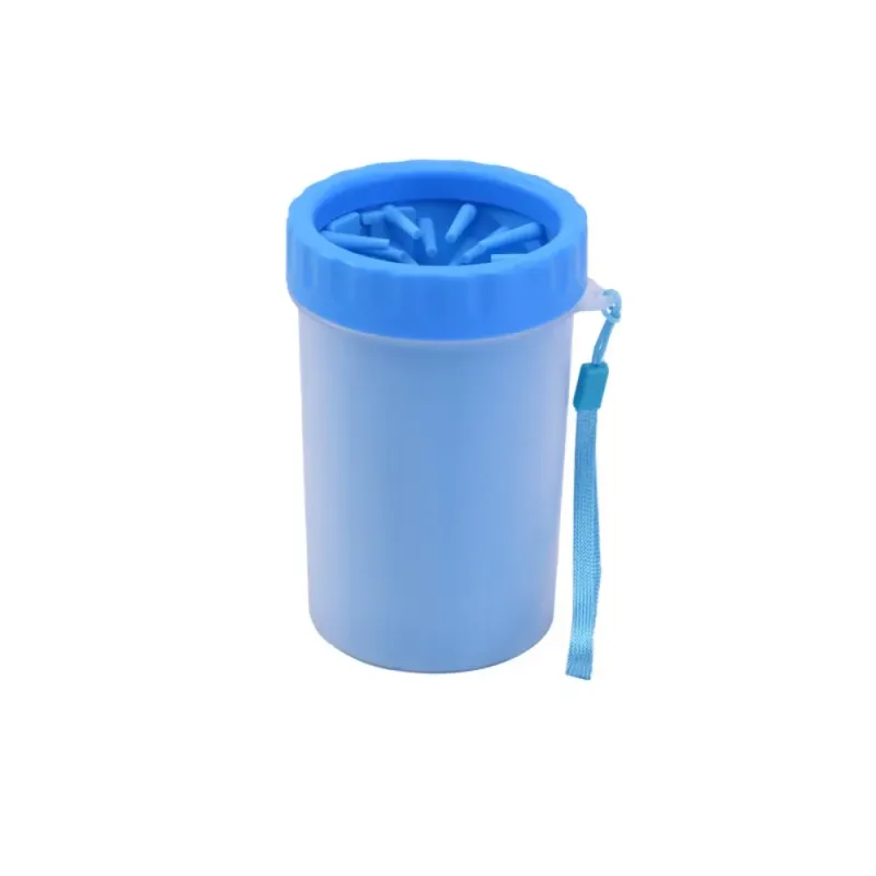 Gobelet de nettoyage pour pattes de chien, portable et sans dégâts, avec poils en silicone, pour pattes boueuses_voghion.com