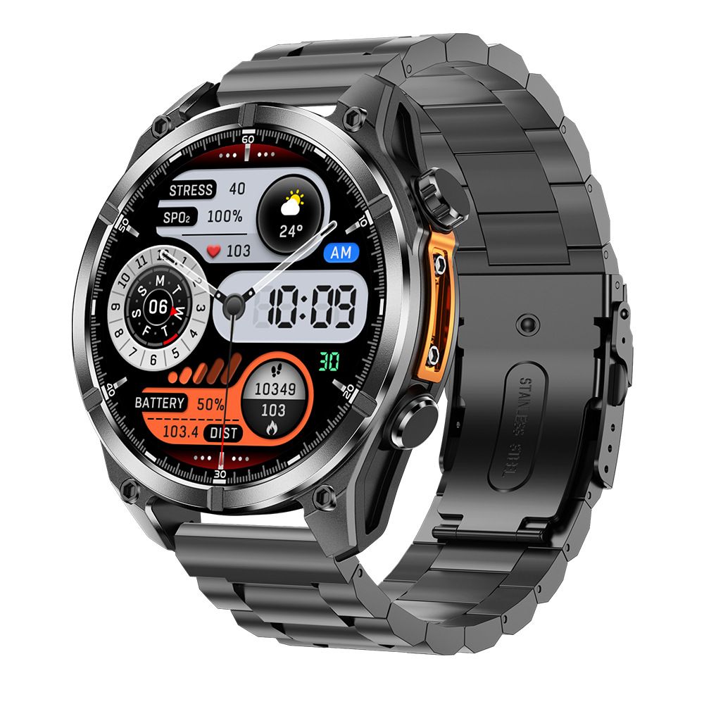 Unisex Smart Watch With Bluetooth Calling & Wireless Charging – Heart Rate, Blood Oxygen, Blood Pressure Monitor, 7-14 Day Battery, IP68 Waterproof_voghion.com