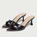 High One-Strap Wide Mules Elegant Pointed Toe Comfortable Kitten Heel All-Season Nightclub Party Women's Sandals_voghion.com