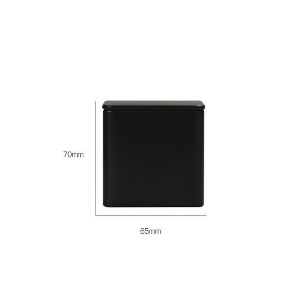 Τετράγωνο μεταλλικό κουτί άδειο κύβος από χάλυβα, κιτ αποθήκευσης, σειρά 65mm, για λιχουδιές, δώρα, μπομπονιέρες, χύμα τσάι, καφέ και χειροτεχνίες_voghion.com