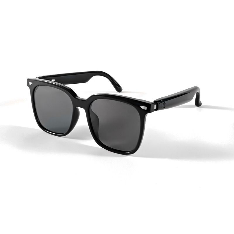 ​​Smart Bluetooth Glasses With Polarized UV Protection – Hands-Free Call, Music Streaming, Lightweight TR90 Frame (Matte Black)​_voghion.com