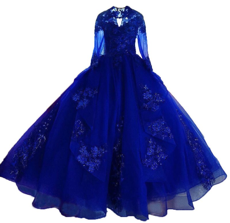 Vêtements pour femmes Costume de performance solo Col en V Nouvelle couleur Fil Vocal Musique Art Examen Jupe bouffante Robe d'hôte Femme Rétro_voghion.com