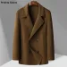 Top Quality 70% Wool Coat For Men 2024 New Short Style Double-Breasted Double-Sided Woolen Jacket Business Men's Clothin_voghion.com