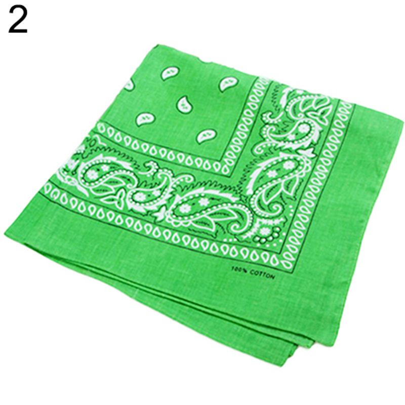 Zhuoxinder Women Men Hairband Hiphop Sports Headwear Square Head Scarf Bandana 55x55cm_voghion.com
