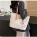 Large Capacity Women's Fashion Versatile Shoulder Autumn Winter New Style Student Class Commuting Handheld Canvas Tote_voghion.com