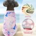 New Pet Clothes Tie-Dye Summer Vest Jumpsuit Quick-Dry Breathable Large Medium Small Dog Clothing_voghion.com