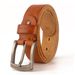 men's Head Layer Cowhide Pin Buckle Washed Handmade Belt Hot Sale_voghion.com