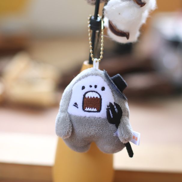 Adorable Plush Keychain Shark Soft Stuffed Animal Toy For Bags Keys And 10cm_voghion.com