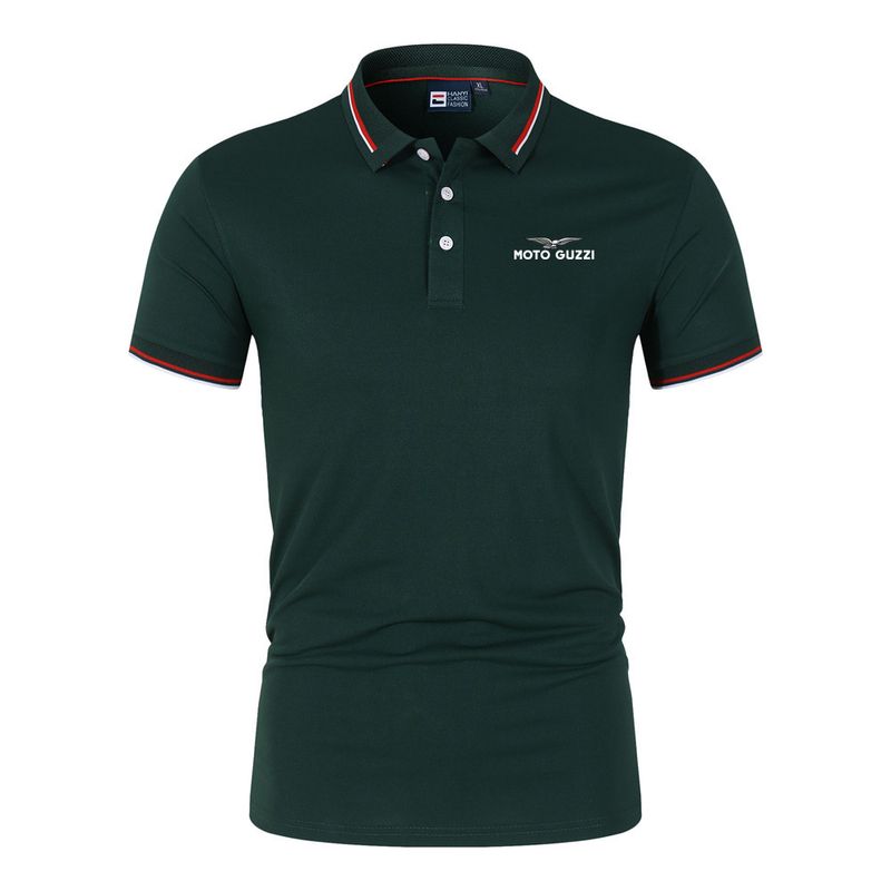 Poloshirt mit Revers, kurzärmeliges T-Shirt für Arbeitskleidung der Autowerkstatt 4S, Logo des Autoclubs für Damen und Herren_voghion.com
