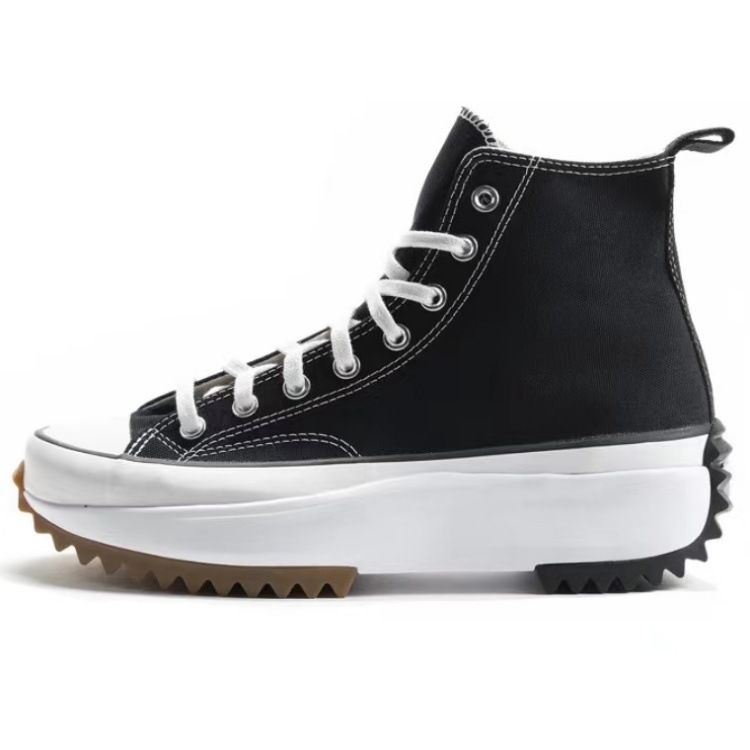 Neue weiße Herrenschuhe mit dicken Sohlen, Damenschuhe mit dicken Sohlen, die die Körpergröße erhöhen, Freizeitschuhe, Segeltuchschuhe_voghion.com