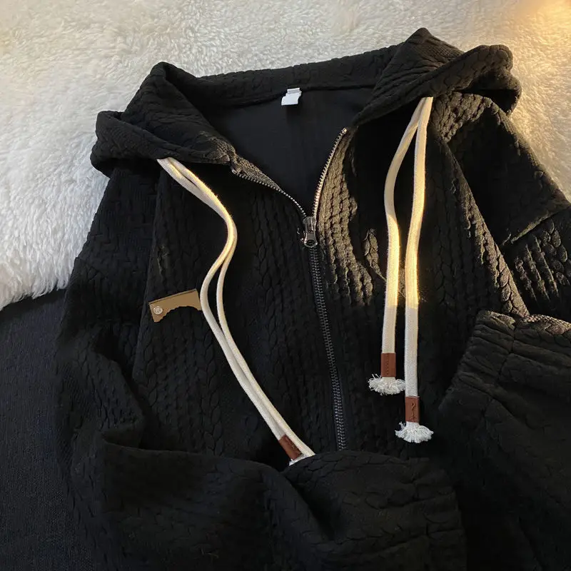 2025 Neue Walf Checks Jacke American Style Oberbekleidung Idle Style Nische Trend Ige Marke Reiß Verschluss Japanische Ins Jacke_voghion.com