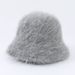 Nordic Minimalist Style High-end Alpaca Wool Fisherman's Hat, For Women Only, Elegant And Soft, Warm And Cold-resistant._voghion.com