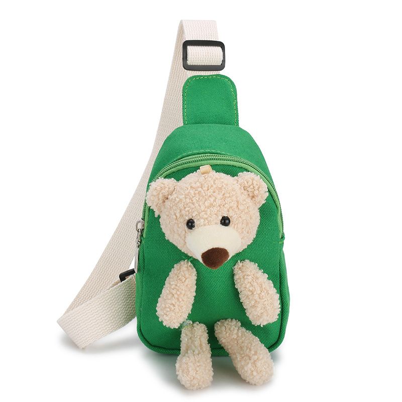 Andralyn Children's Small Korean Version Cartoon Canvas Bunny Chest for Boys and Girls Single Shoulder Cute Baby Trend Crossbody_voghion.com