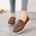 Loafers For Women 2025 Spring And Autumn New British Style Slip-On Flat Comfortable Moccasins_voghion.com
