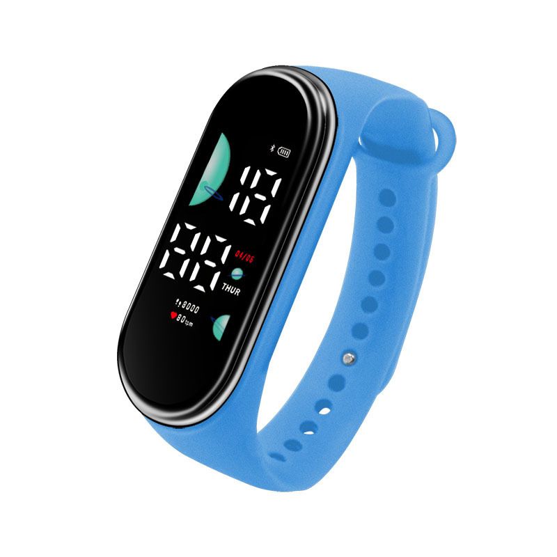 Children's Watches Children's M9 Bracelet Simple Only Watch Time Waterproof Sports Bracelet Girls College Style Student Electronic Watch_voghion.com