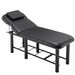 Professioanl Massage Table , Backrest Adjustable, Removable Headrest, Bottom Shelf Storage , Memory Foam Layer Salon Bed,Black_voghion.com