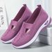 Summer breathable comfortable single shoes soft sole casual mesh shoes_voghion.com